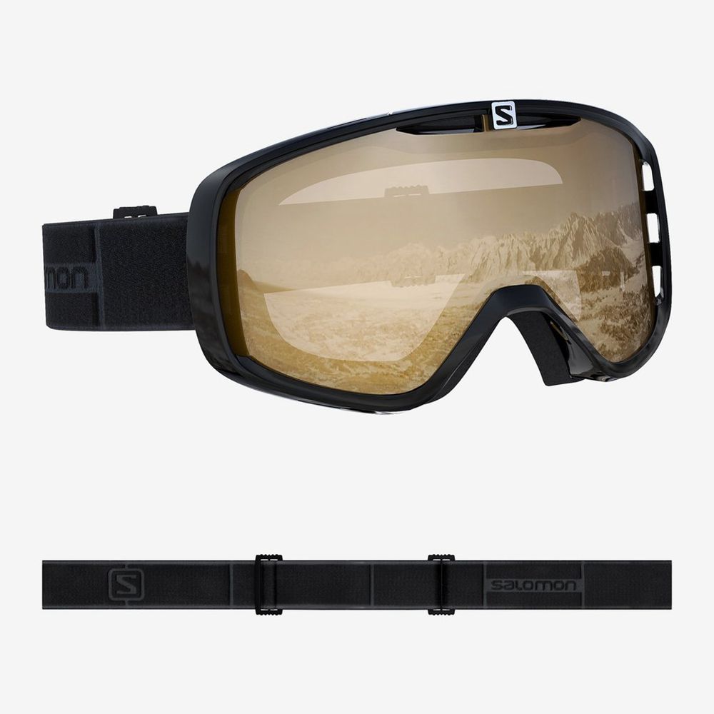 Gafas De Seguridad Salomon Mujer Kaki - Salomon Argentina AKSIUM OTG BLACK,178540-MHL